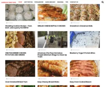 Americantimesfood.com(A LOT OF RECIPES) Screenshot