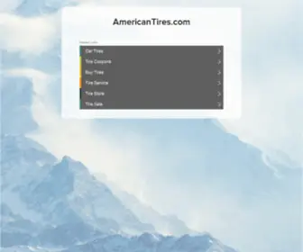 Americantires.com(Tires) Screenshot