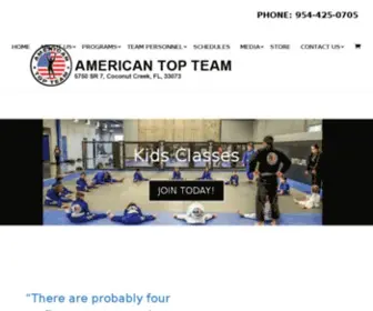 Americantopteam.com(American Top Team) Screenshot