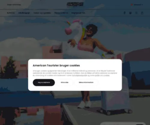 Americantourister.dk(Bestil lette kufferter online og få leveret alle lette kufferter fra American Tourister gratis) Screenshot