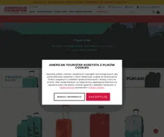 Americantourister.pl(Kolorowe walizki wysokiej jakości) Screenshot