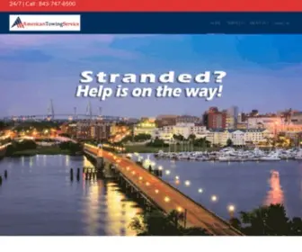 Americantowingsc.com(Charleston's Premiere Towing Service since 1990) Screenshot