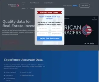 Americantracers.com(American Tracers) Screenshot