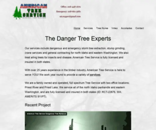 Americantree.info(We Complete the Jobs Others Turn Down) Screenshot