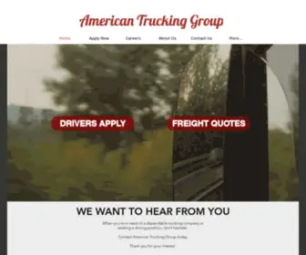 Americantruckinggroup.com(American Trucking Group) Screenshot