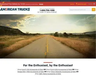 Americantrucks.com(Shop online with AmericanTrucks for the best parts for the truck enthusiast. Free shipping) Screenshot