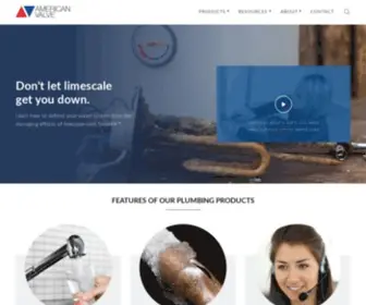 Americanvalve.com(Durable and Dependable Plumbing Products) Screenshot