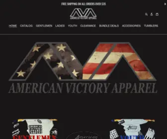 Americanvictoryapparel.com(American Victory Apparel Company) Screenshot