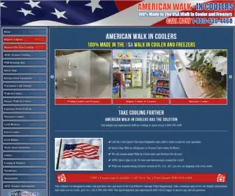 Americanwalkincoolers.com(Walk In Coolers) Screenshot