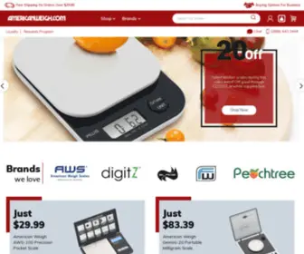 Americanweigh.com(American Weigh Scales) Screenshot