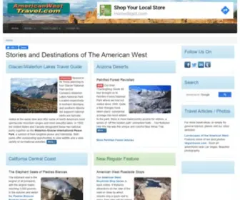 Americanwesttravel.com(Stories and Destinations of The American West) Screenshot