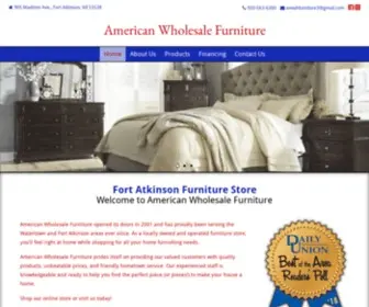 Americanwholesalefurniturewi.com(American Wholesale Furniture) Screenshot