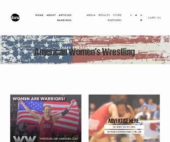 Americanwomenswrestling.com(American Women's Wrestling) Screenshot