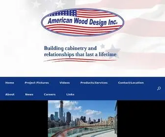 Americanwooddesign.com(Architectural Millwork) Screenshot