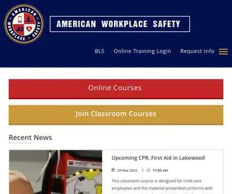 Americanworkplacesafety.com(American Workplace Safety) Screenshot