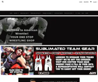 Americanwrestler.com(Wrestling Equipment Online) Screenshot