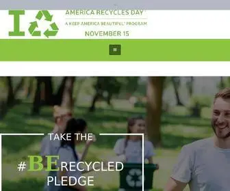 Americarecyclesday.org(AMERICA RECYCLES DAY®) Screenshot