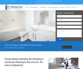 Americarefinishingpros.com(America Refinishing Pros) Screenshot