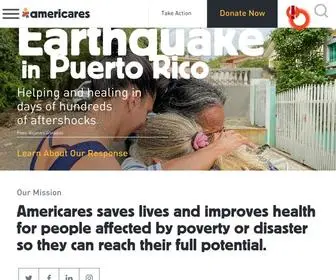Americares.org(Our Mission) Screenshot