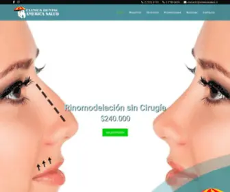 Americasalud.cl(Estética dental) Screenshot