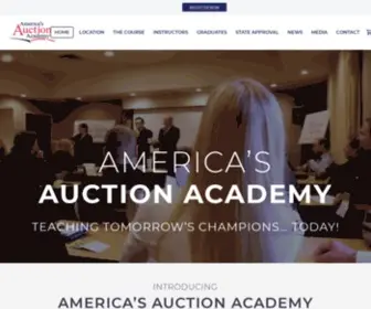 Americasauctionacademy.com(Auctioneer Training Course) Screenshot