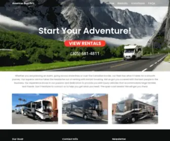 Americasbestrv.com(Miami RV Rentals) Screenshot