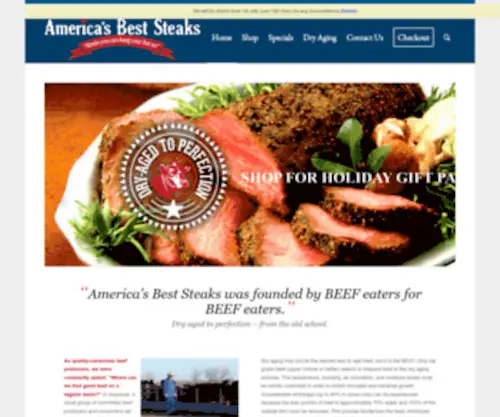 Americasbeststeaks.com(Dry Aged to Perfection) Screenshot