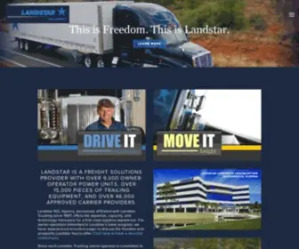 Americasbesttrucking.com(Landstar RKY Agency) Screenshot