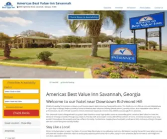 Americasbestvaluesavannah.com(Americas Best Value Inn Savannah) Screenshot