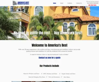 Americasbestwindowsanddoors.com(Impact windows) Screenshot