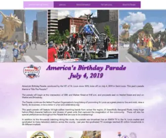 Americasbirthdayparade.com(America's Birthday Parade) Screenshot