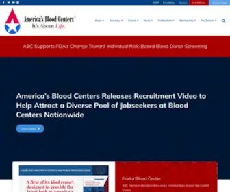 Americasblood.org(America's Blood Centers) Screenshot