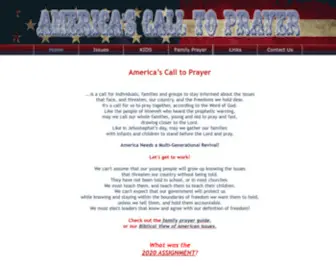 Americascalltoprayer.com(Americascalltoprayer) Screenshot