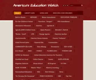 Americaseducationwatch.org(America's Education Watch) Screenshot