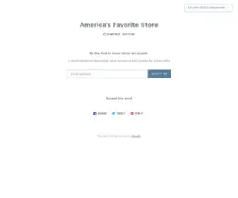 AmericasfavoriteStore.com(America's Favorite Store) Screenshot