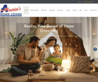 Americashomeloans.com(America's Home Loans) Screenshot