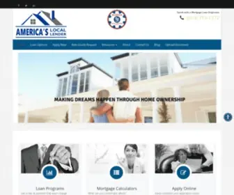 Americaslocallender.com(San Diego Mortgage Broker) Screenshot