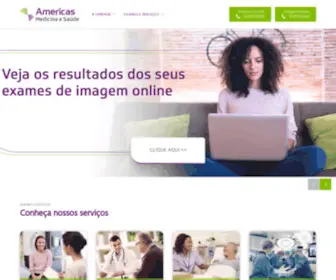 Americasmedicinaesaude.com.br(Americas) Screenshot