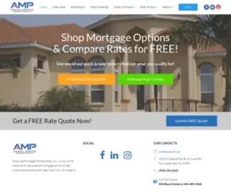 Americasmortgagepros.com(Fort Lauderdale Mortgage Broker) Screenshot