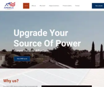 Americasolar.com(Home) Screenshot