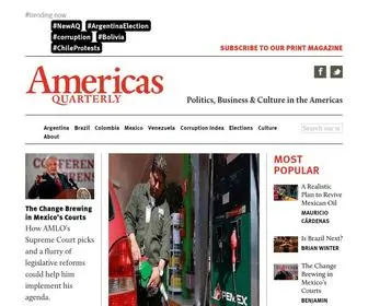 Americasquarterly.org(Americas Quarterly) Screenshot