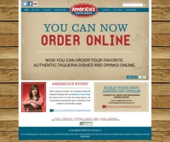 Americastacoshop.com(America's Taco Shop) Screenshot