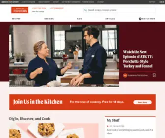 Americastestkitchen.com(America's Test Kitchen) Screenshot