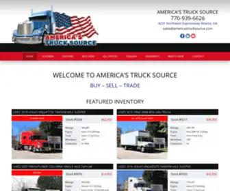 Americastrucksource.com(Used Trucks For Sale at) Screenshot