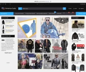 Americasuits.com(Fashion Jackets and Movies Jackets For Men And Women) Screenshot