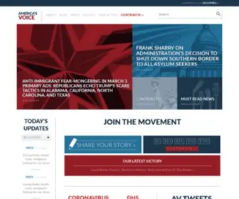 Americasvoiceonline.org(America's Voice) Screenshot