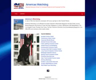 Americaswatchdog.com(America's Watchdog) Screenshot