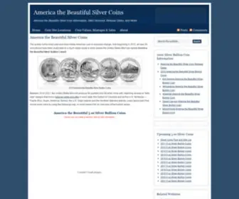 Americathebeautifulsilvercoins.com(America the Beautiful Silver Coins) Screenshot