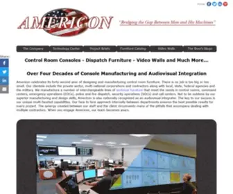 Americon-USA.com(Command & Control Room Furniture) Screenshot