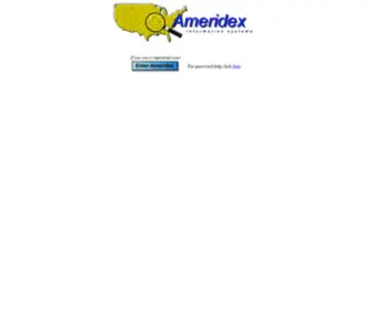 Ameridex.com(Death audit) Screenshot